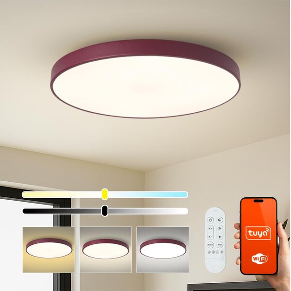 Brilagi-LED Corp de iluminat SMART LED pentru piscină, dimmabil, 100W/230V, 80 cm, Wi-Fi Tuya + telecomandă, bordo