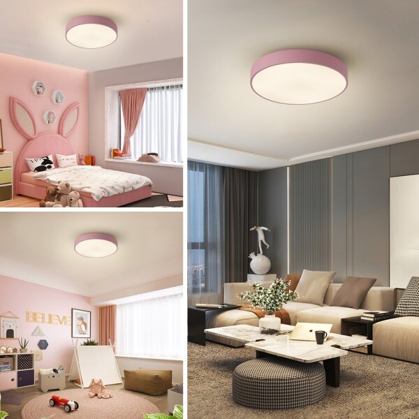 Brilagi - Plafonieră LED POOL LED/36W/230V 3000/4000/6000K 30 cm roz