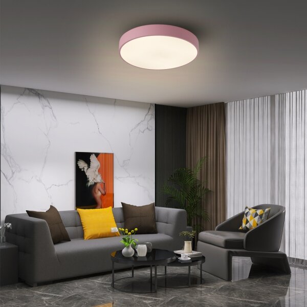 Brilagi - Plafonieră LED POOL LED/36W/230V 3000/4000/6000K 30 cm roz