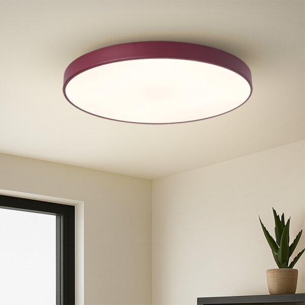 Brilagi-LED Plafonieră reglabilă POOL LED/60W/230V 3000-6000K 60 cm bordo + telecomandă