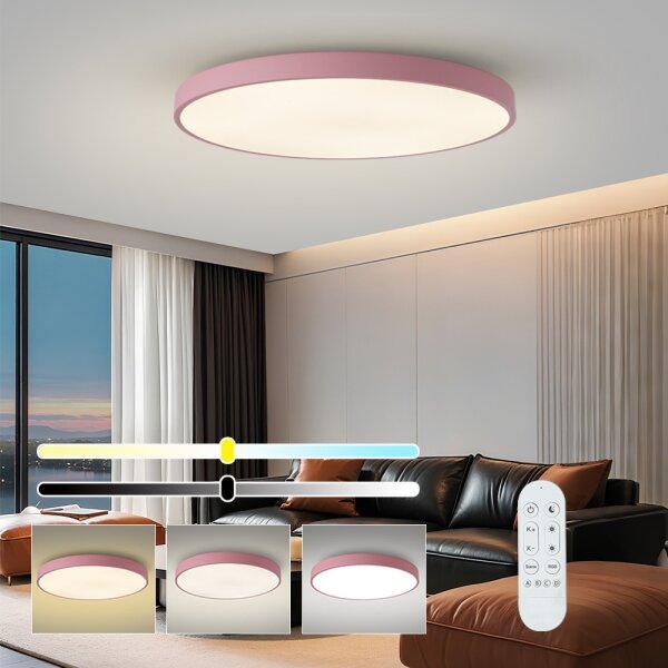 Brilagi-LED Corp de iluminat cu reglare a intensității POOL SMART LED, 128 W, 230 V, 100 cm, Wi-Fi Tuya + telecomandă, roz