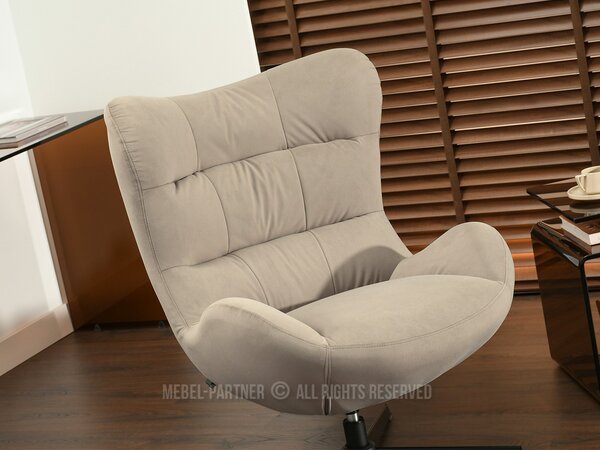 Fotoliu relax Sikula (bej + negru). Promo -12%. 1136278