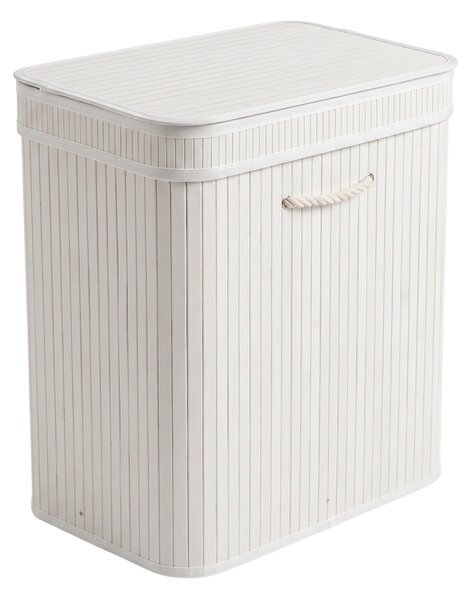 Coș de rufe din bambus, 100 L