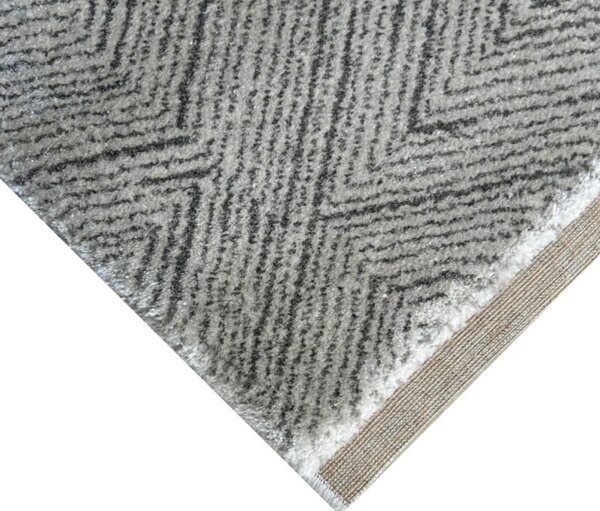 Traversa Hol, Model Opus 54355 670, Latime 100 cm, Festonata, Gri 100 x 400