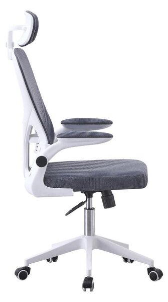 Scaun de birou Matago (Gri + Alb) . 1097086