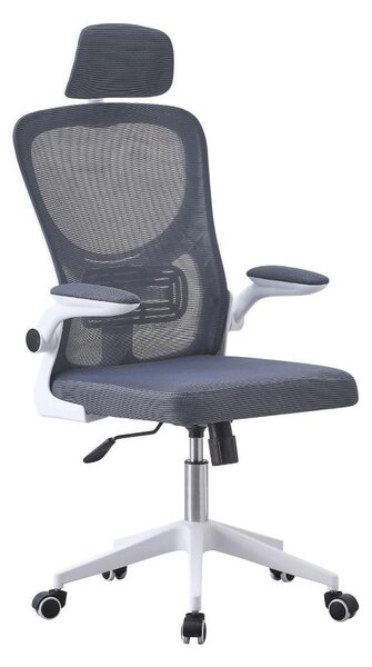 Scaun de birou Matago (Gri + Alb) . 1097086