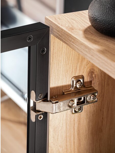 Mobilier living Lyran (hikora jackson + negru (cu iluminat LED). 1097694