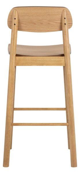 Scaun de bar Barlow, stejar natural