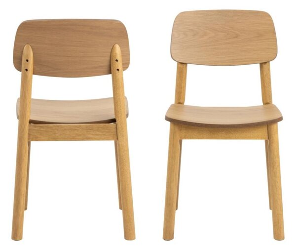 Scaun de dining Barlow, stejar natural