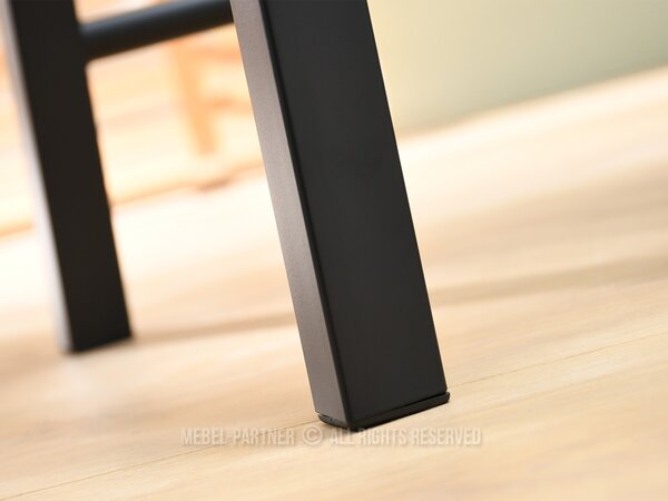 Scaun bar Fukando (stejar + negru). Promo -22%. 1136387