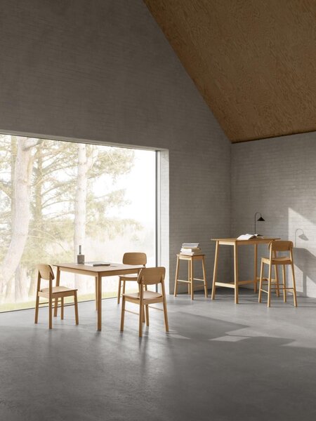 Scaun de dining Barlow, stejar natural