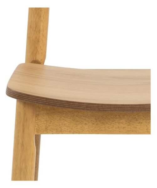 Scaun de dining Barlow, stejar natural