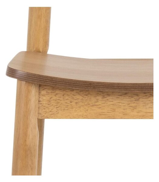 Scaun de bar Barlow, stejar natural