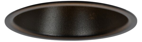 Set de 12 spoturi incastrate negre GU10 50mm IP44 - Dept