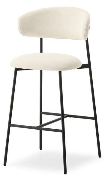 Scaun bar Inezenente (crem + negru). Promo -22%. 1136391