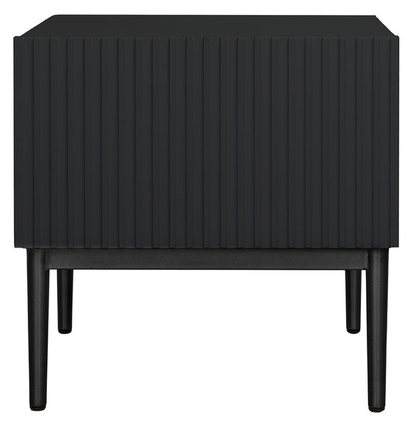 Set noptiera Nicole 46 cm - picioare negre / negre