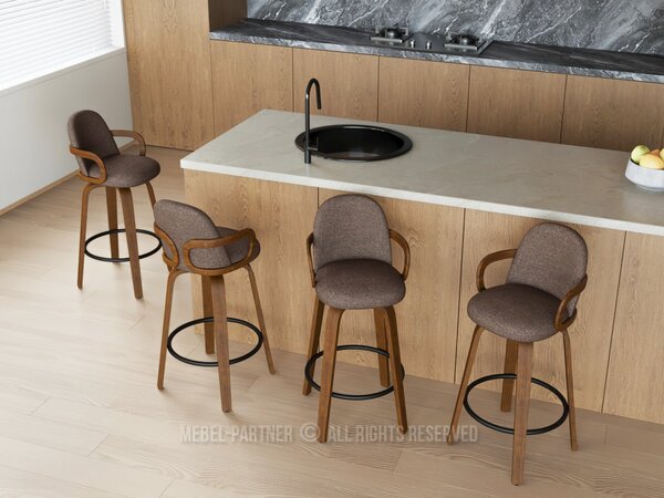 Scaun bar Martindeles (maro). Promo -20%. 1136404