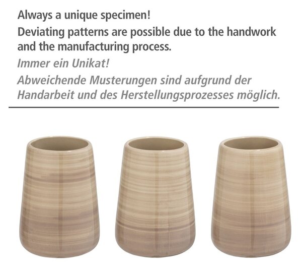 Suport perie WC Wenko Pottery, maro