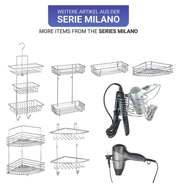 Raft colțar pentru baie Wenko Milano
