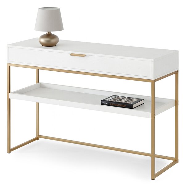 Măsuță consolă Nicamente (auriu). Promo -21%. 1136448