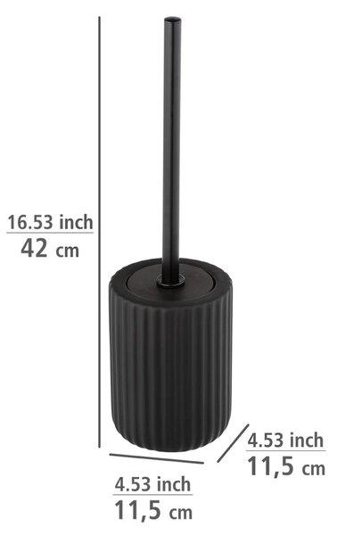 Perie de toaletă Wenko Belluno, negru