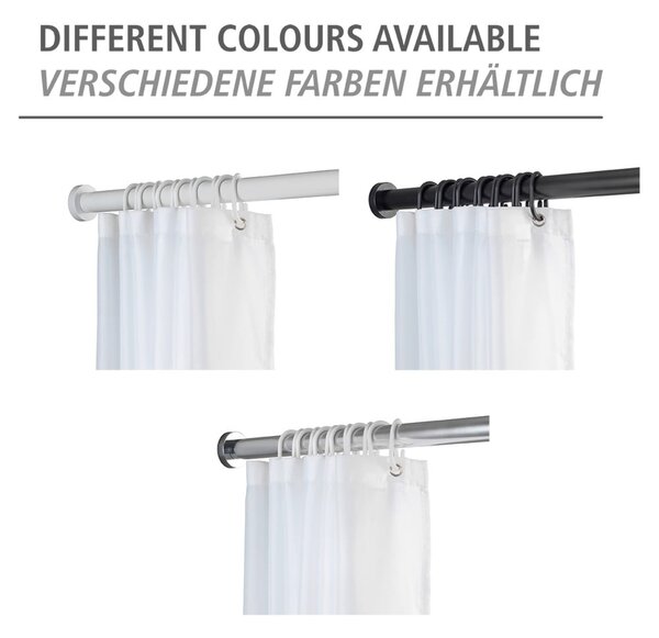 Tijă telescopică pentru baie Wenko Luz, lungime 110-185 cm, argintiu