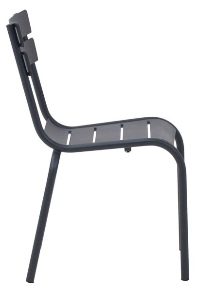SCAUN ALUMINIU -HORECA- - GRI ANTRACIT