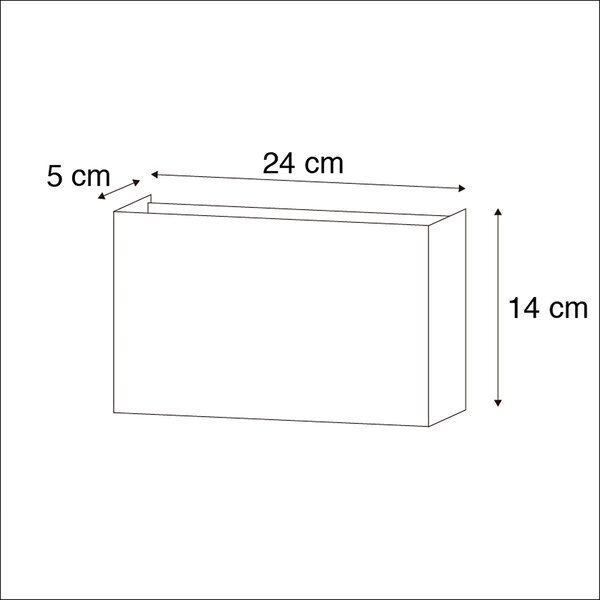 Lampă de perete inteligentă albă 24 cm inclusiv 2 G9 Wifi - Otan