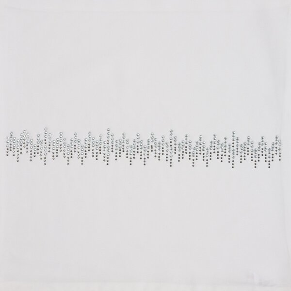 Husa de perna decorativa MELODY 40x40 cm, alba