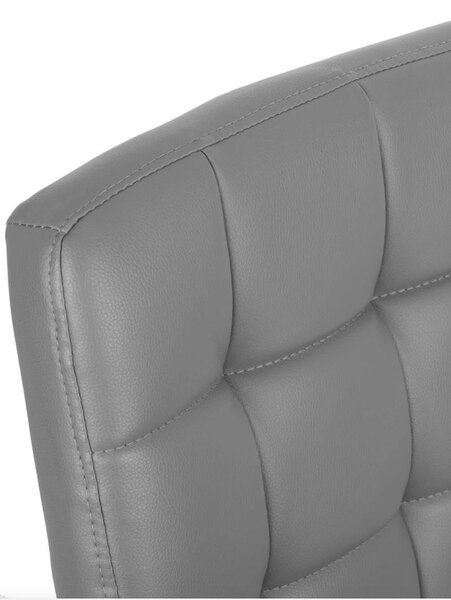 Scaun de birou din piele gri G401