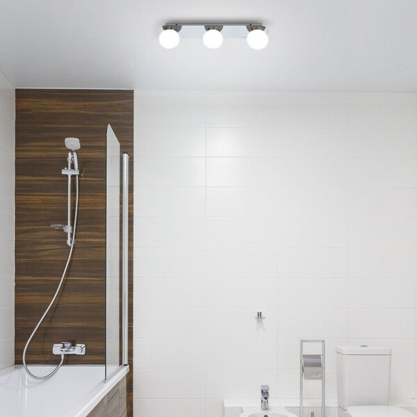 Rabalux Becca lampă de tavan 3x28 W alb-crom 2112