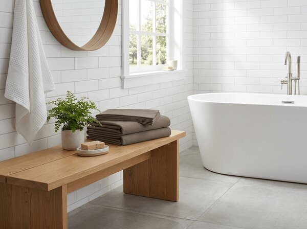 Cearsaf din bumbac STANDARD 140x240 cm, gri inchis