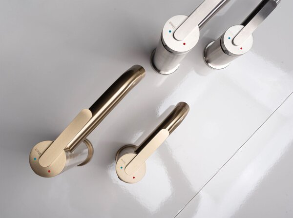Baterie pentru baie Rea Ontario Brush Gold