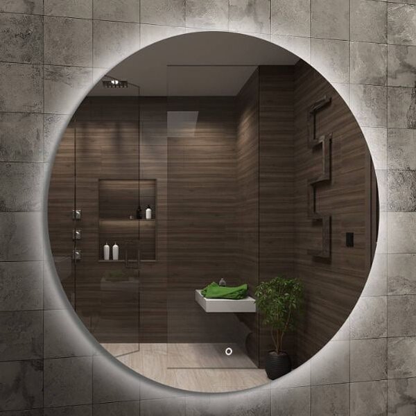 Venti Koło Led oglindă 100x100 cm rotund cu iluminare 5907459662764