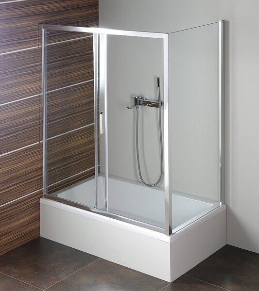 Polysan Polysan, perete lateral de duș DEEP 750x1650mm, sticlă transparentă, MD3116