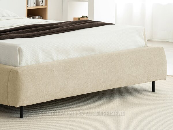 Pat matrimonial 160 cm Asesora 160 (bej + negru). Promo -15%. 1137376