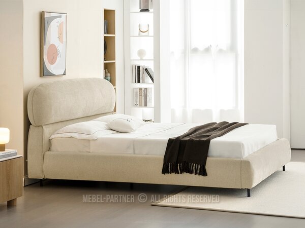 Pat matrimonial 160 cm Asesora 160 (bej + negru). Promo -15%. 1137376