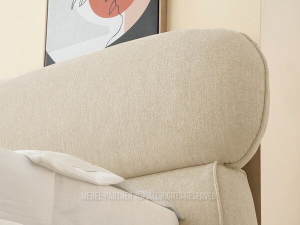 Pat matrimonial 160 cm Asesora 160 (bej + negru). Promo -15%. 1137376