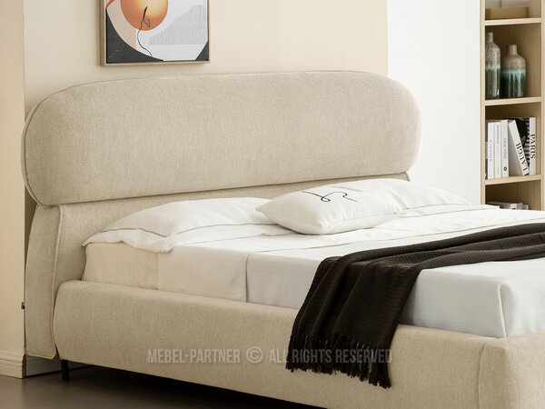 Pat matrimonial 160 cm Asesora 160 (bej + negru). Promo -15%. 1137376