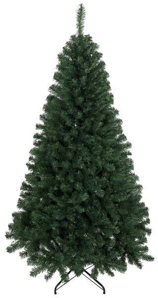 HOMCOM Brad Artificial de Crăciun, 180 cm, 888 Ramuri Ignifuge, Bază Metalică Pliabilă, Verde | Aosom Romania