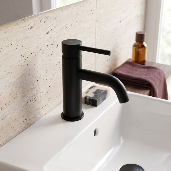 Baterie lavoar cu bidetta Rea Lungo Black
