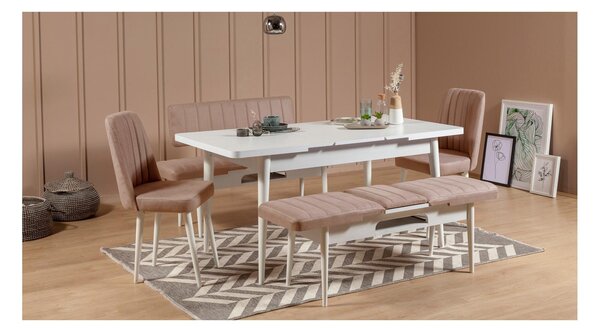 Scaun sufragerie Vlasta 1 (alb + piatră) . 1093078