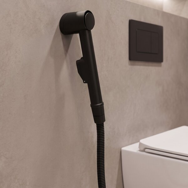 Baterie lavoar cu bidetta Rea Lungo Black