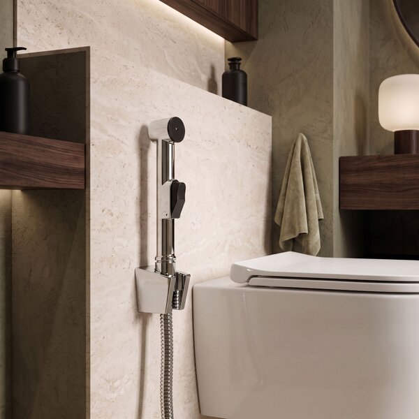 Baterie lavoar cu bidetta Rea Lungo Chrome