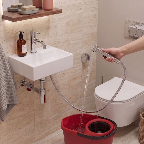 Baterie lavoar cu bidetta Rea Lungo Chrome