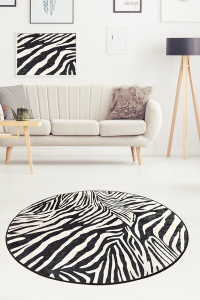 Covor Zebra, Multicolor, 140x140 cm, 140 x 140 / Multicolor