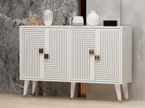 Dulap Bimemi (alb + auriu) . 1093387