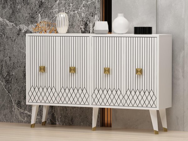 Dulap Pepolo (alb + auriu) . 1093391