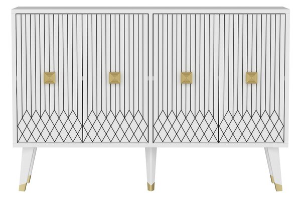 Dulap Pepolo (alb + auriu) . 1093391