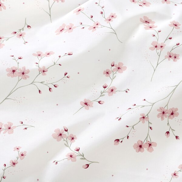 Goldea față de masă 100% bumbac - sakura înflorită 80 x 80 cm